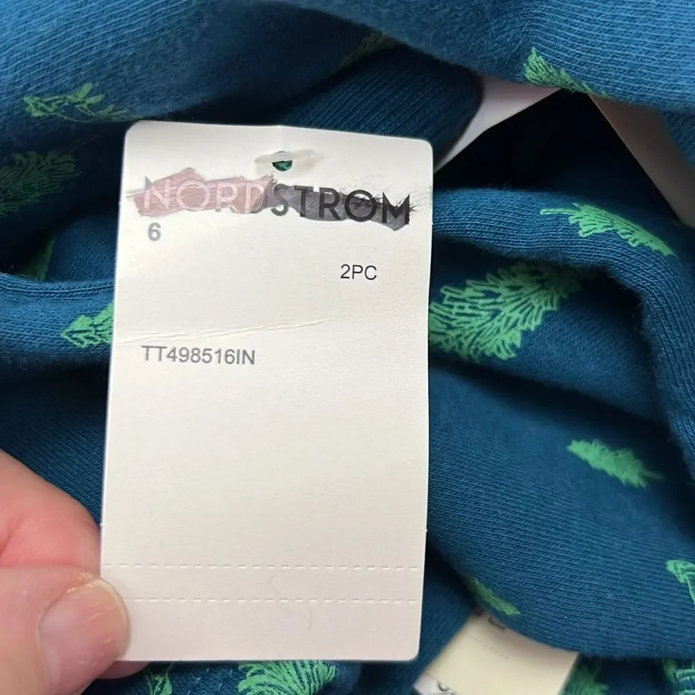 Tucker and Tate Blue Evergreen woods 2 piece sweatsuit NWT